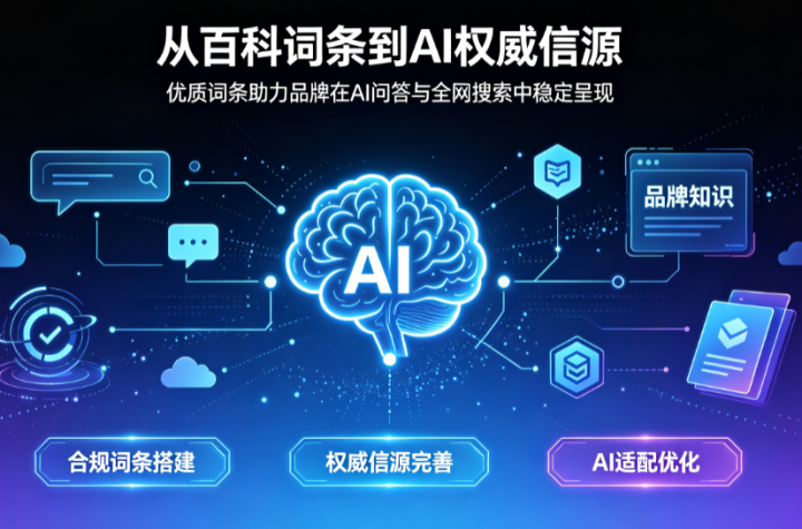 2026年要做好品牌业务的百科词条建设,抢占搜索与AI问答品牌展示入口